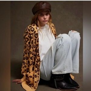 Free people state side cardigan size xs oversized NWOT